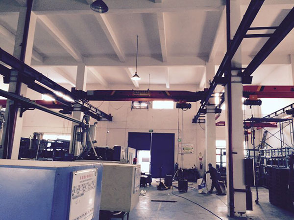 紹興東龍塑業(yè)有限公司一批單梁起重機(jī)